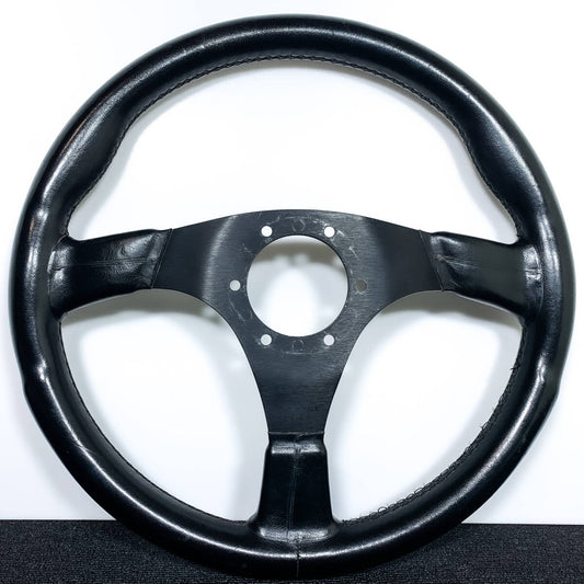 *Coming Soon* Altezza Designo Black Leather Steering Wheel 35cm Black Spokes Rare