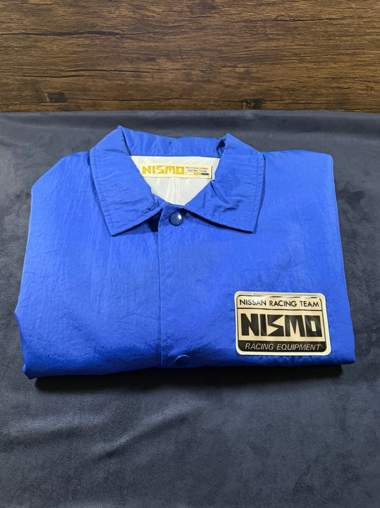 Vintage Nismo Old Logo Blue Coach Jacket Size L