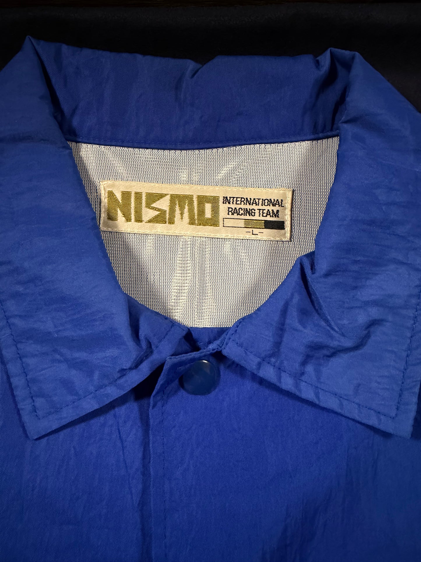 Vintage Nismo Old Logo Blue Coach Jacket Size L