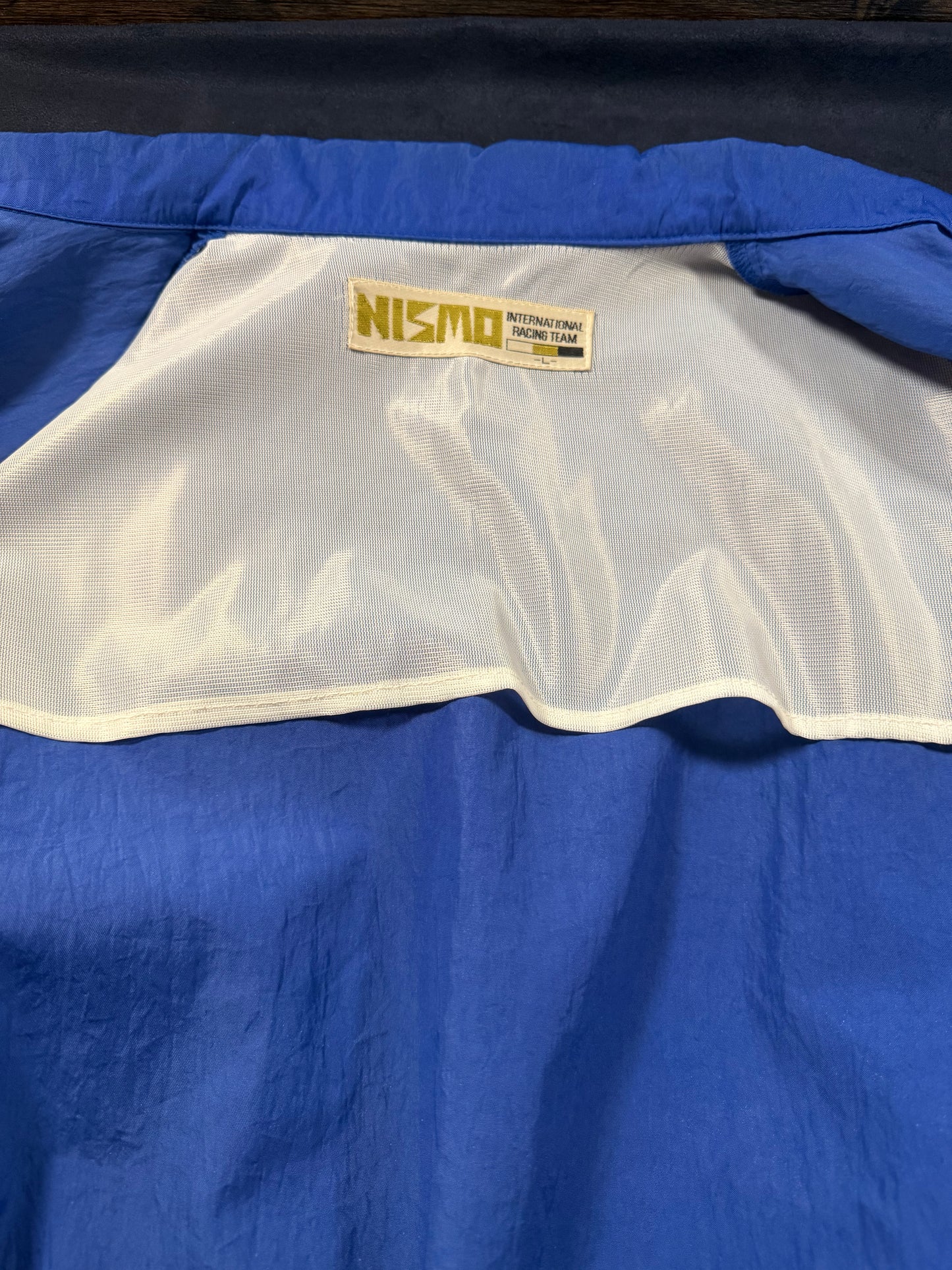 Vintage Nismo Old Logo Blue Coach Jacket Size L