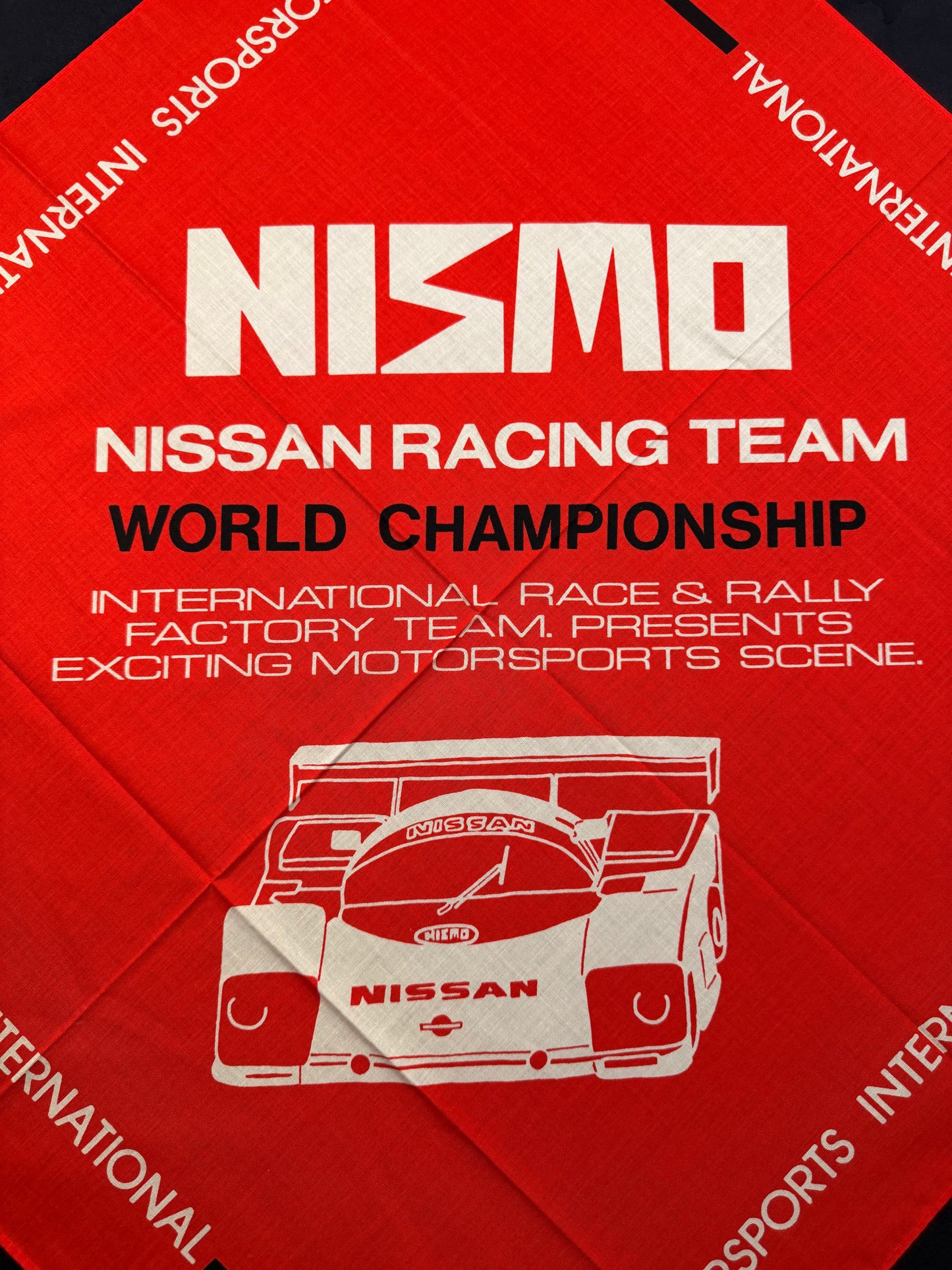 1980s Vintage Nismo Group C World Championship Bandana