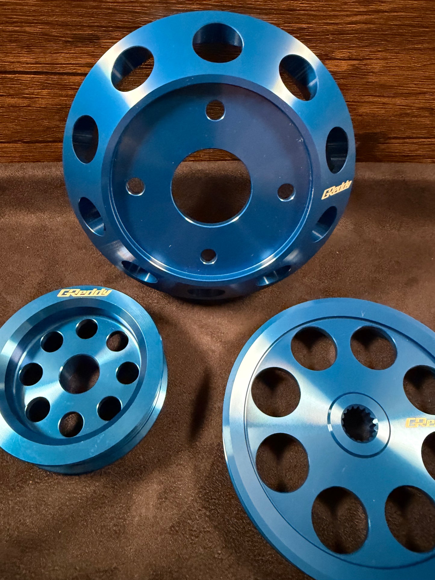 GReddy Blue Nissan S15 Silvia 3pc Pulley Kit