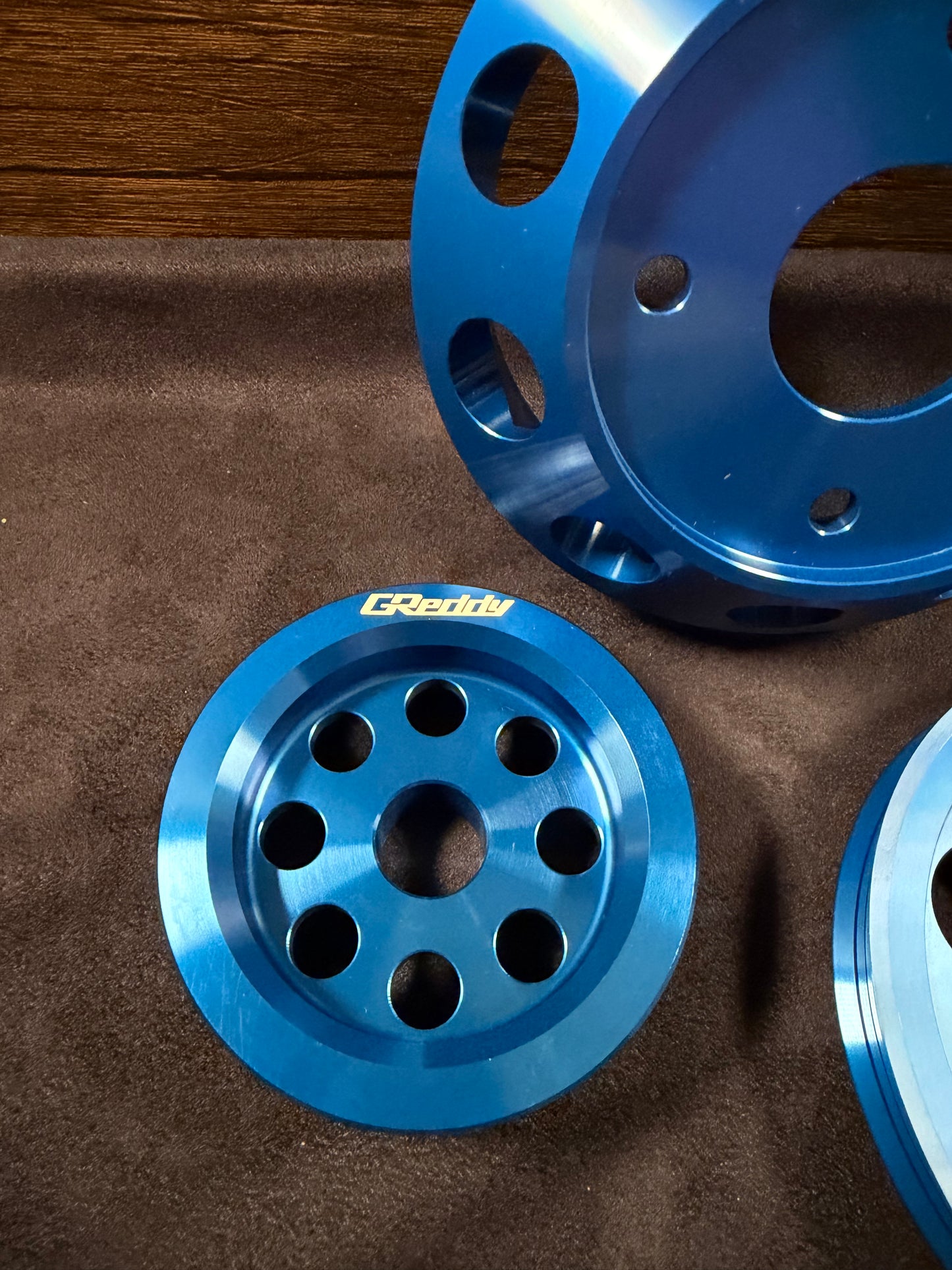 GReddy Blue Nissan S15 Silvia 3pc Pulley Kit