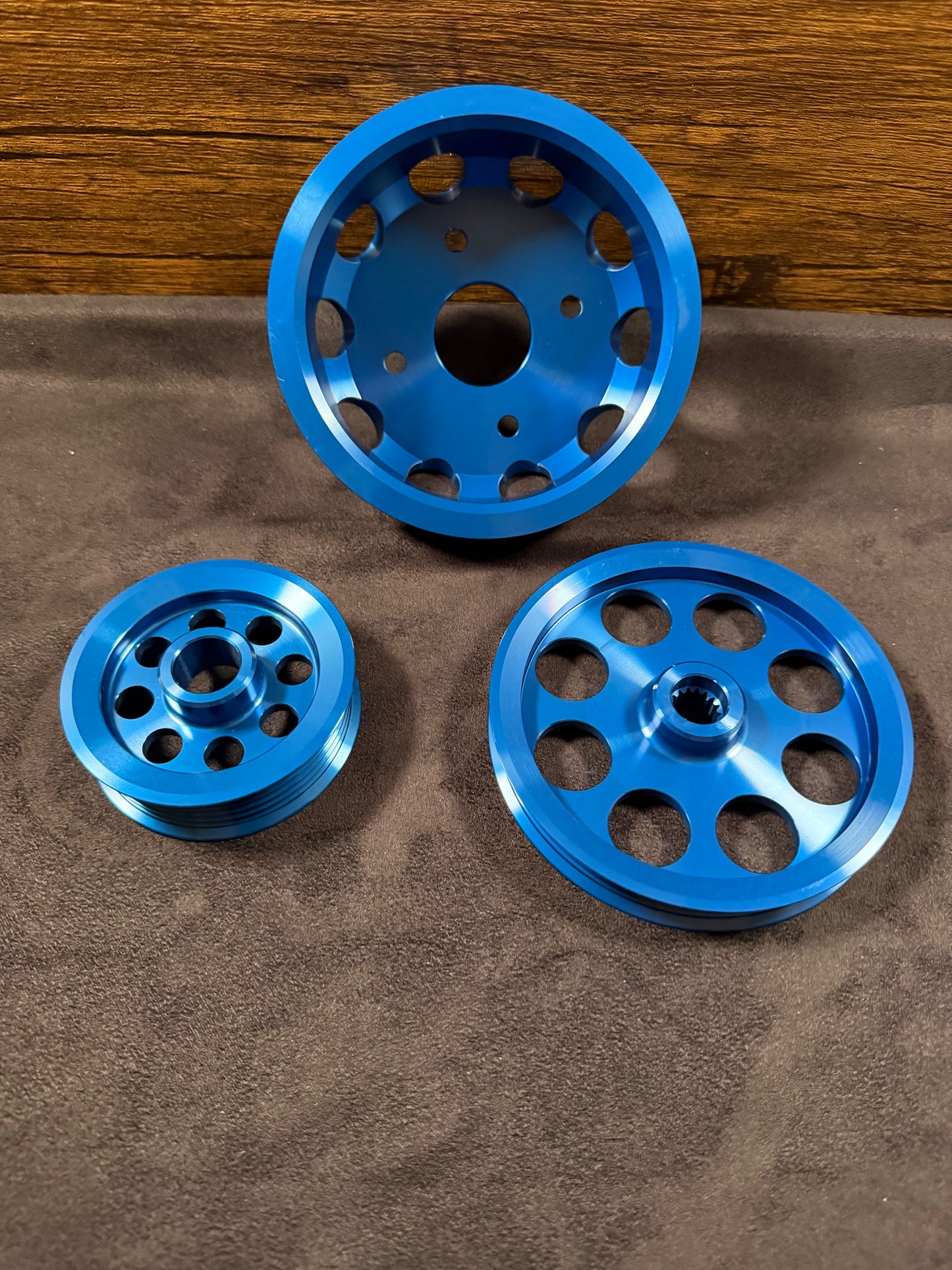 GReddy Blue Nissan S15 Silvia 3pc Pulley Kit