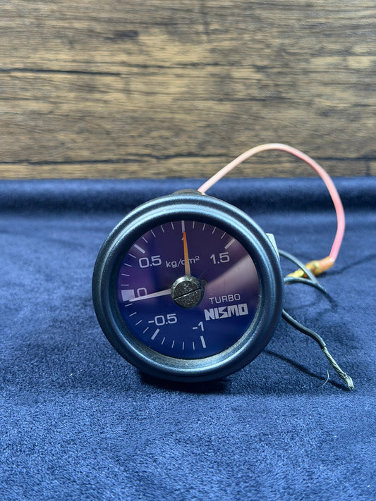 Nismo Old Logo Group A Φ52 Mechanical Boost Gauge