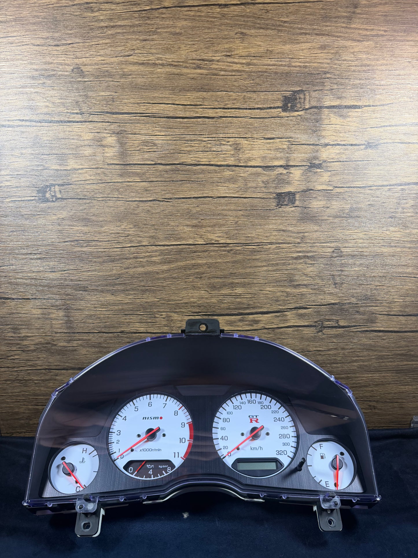 Nismo R34 GTR White Z Tune Style Cluster 2022 Omori Factory Reproduction