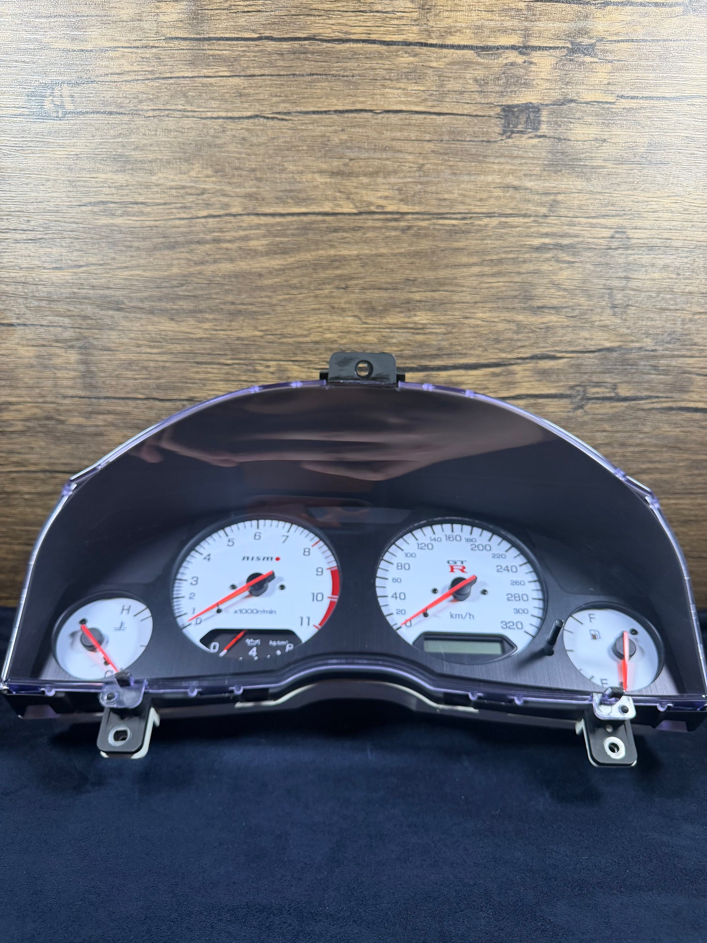 Nismo R34 GTR White Z Tune Style Cluster 2022 Omori Factory Reproduction