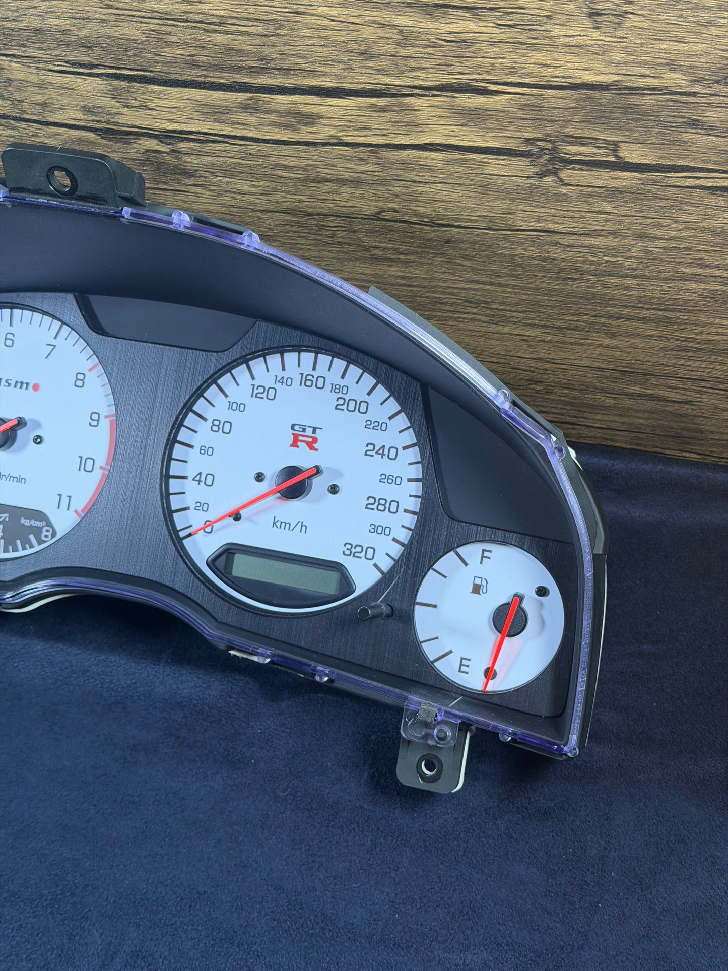 Nismo R34 GTR White Z Tune Style Cluster 2022 Omori Factory Reproduction
