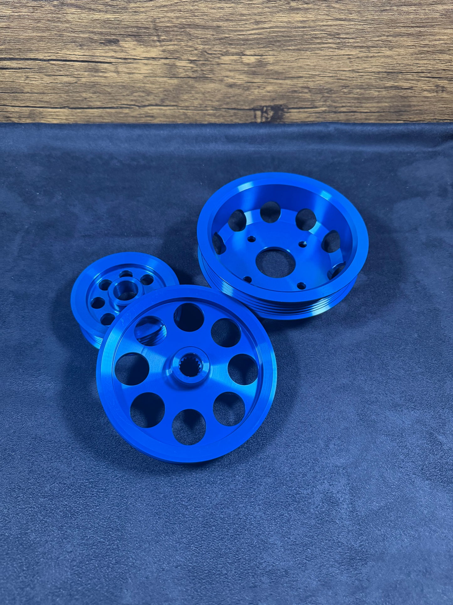 GReddy Blue Nissan S15 Silvia 3pc Pulley Kit