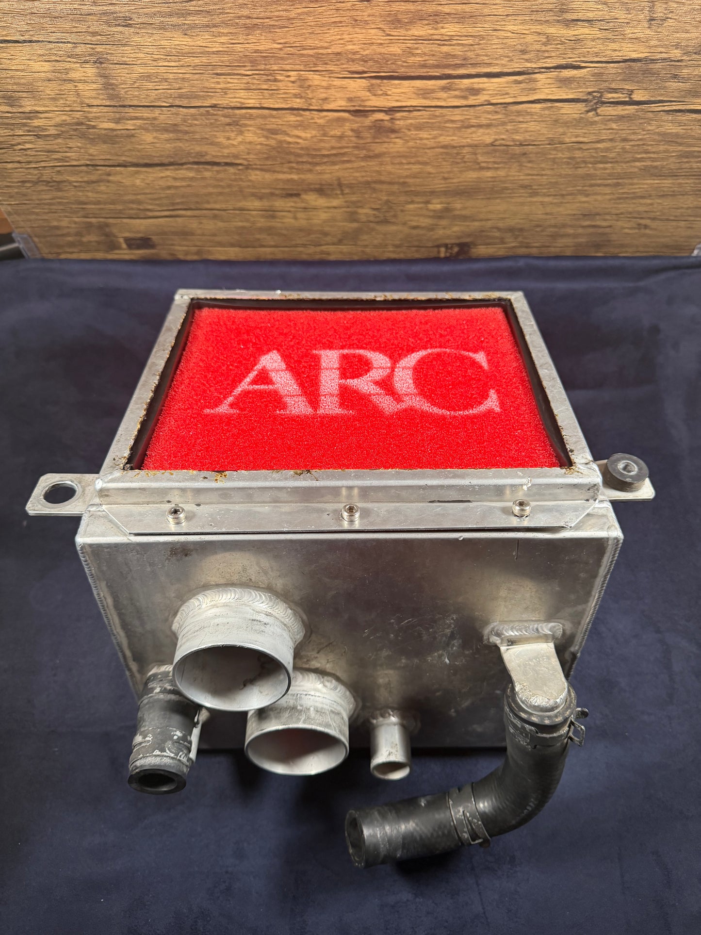 ARC Brazing Super Induction Box Mazda RX7 FD3S Twin Turbo Air Intake