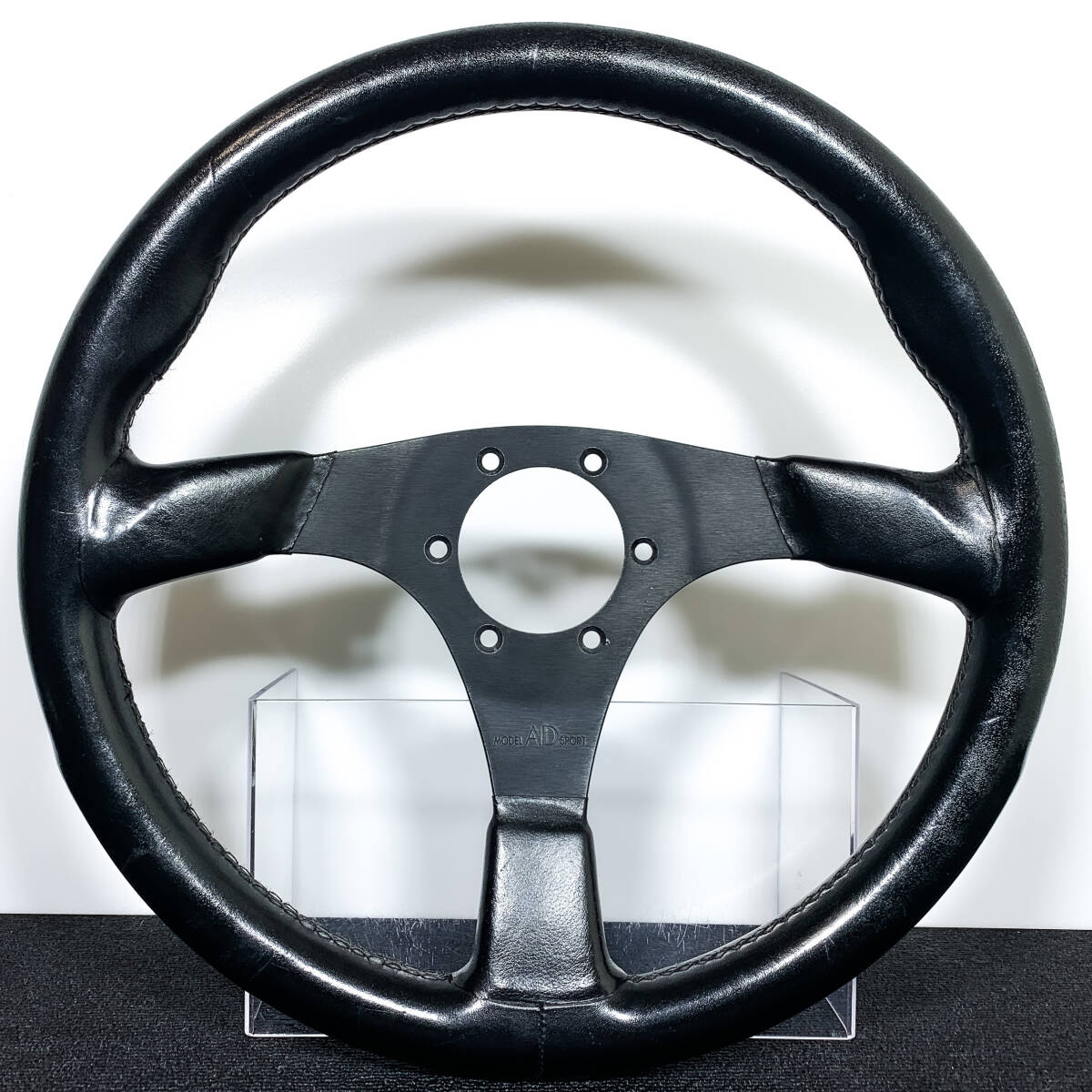 *Coming Soon* Altezza Designo Black Leather Steering Wheel 35cm Black Spokes Rare