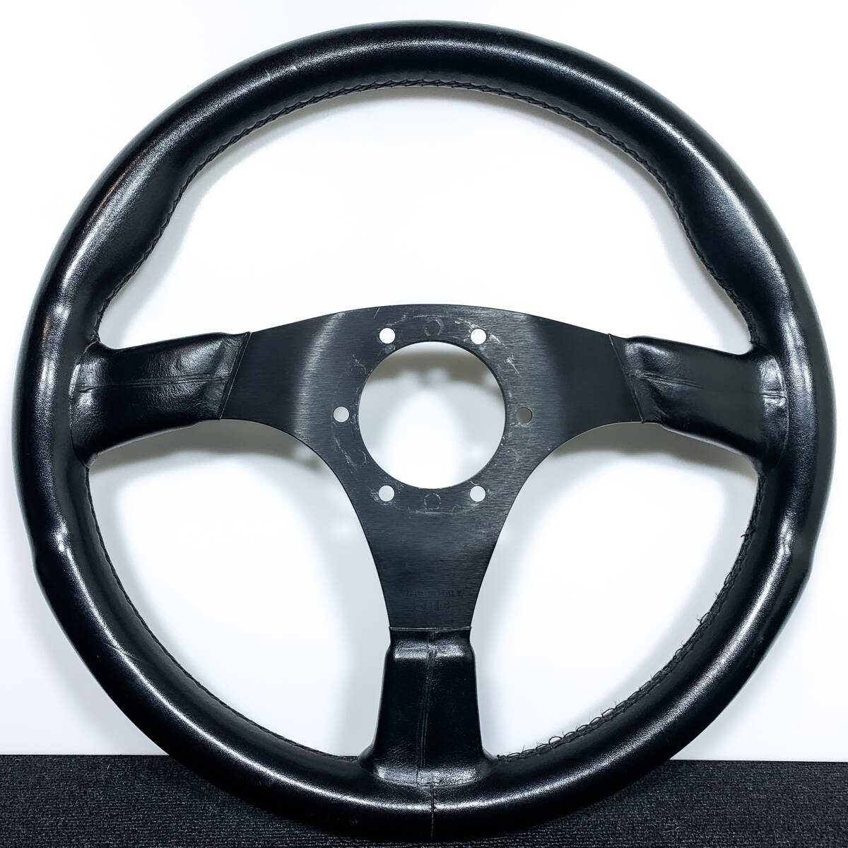 *Coming Soon* Altezza Designo Black Leather Steering Wheel 35cm Black Spokes Rare