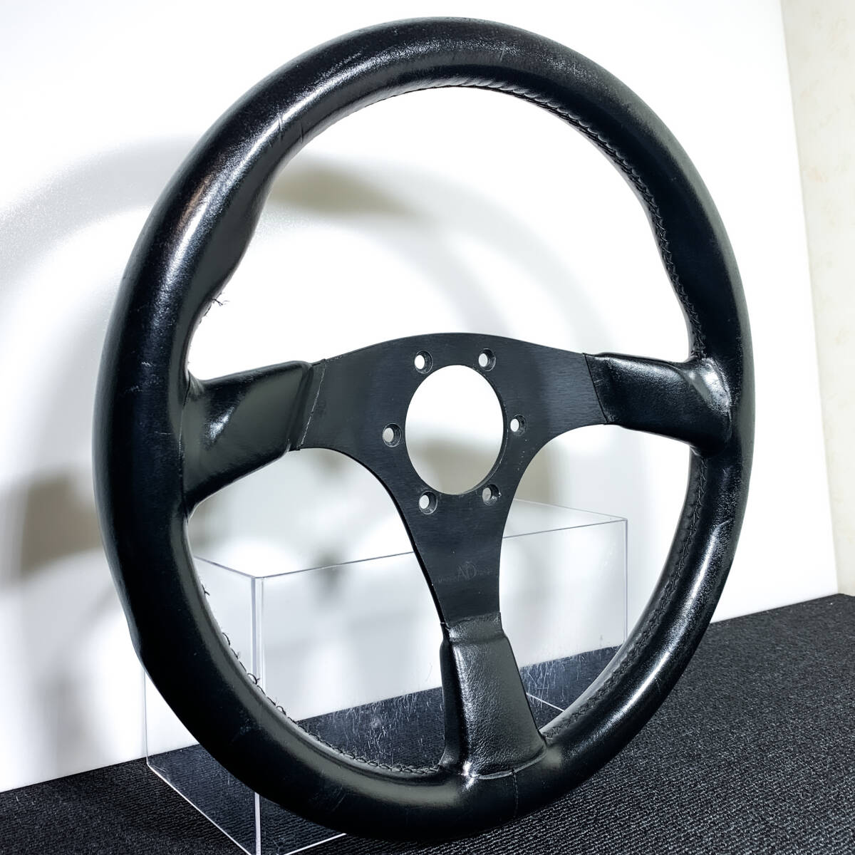 *Coming Soon* Altezza Designo Black Leather Steering Wheel 35cm Black Spokes Rare