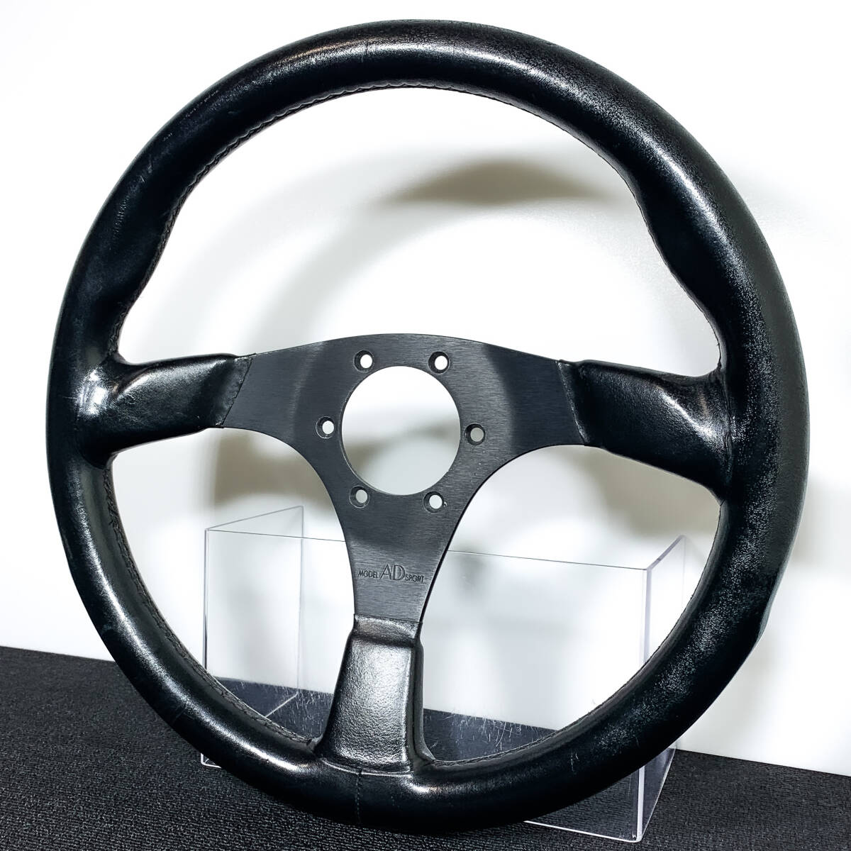 *Coming Soon* Altezza Designo Black Leather Steering Wheel 35cm Black Spokes Rare