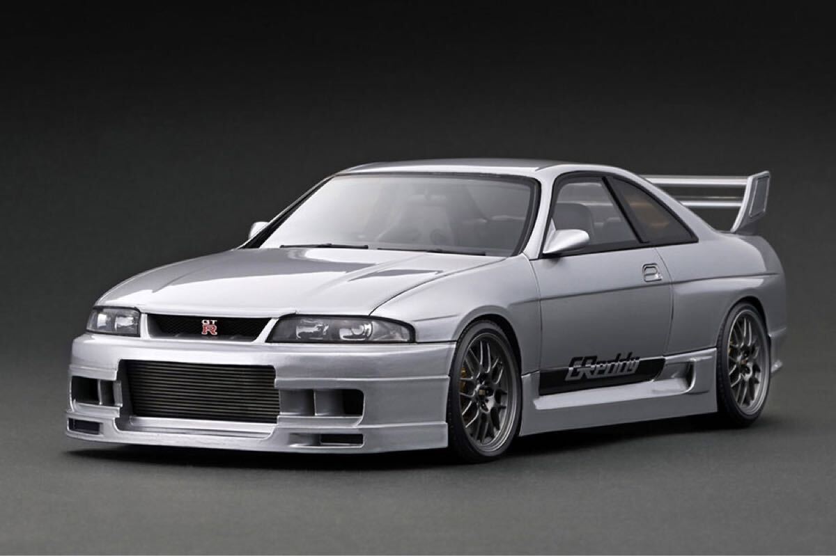 *Coming Soon* Brand New Ignition Model 1/18 Nissan Greddy GTR BCNR-33 R33 Silver Model