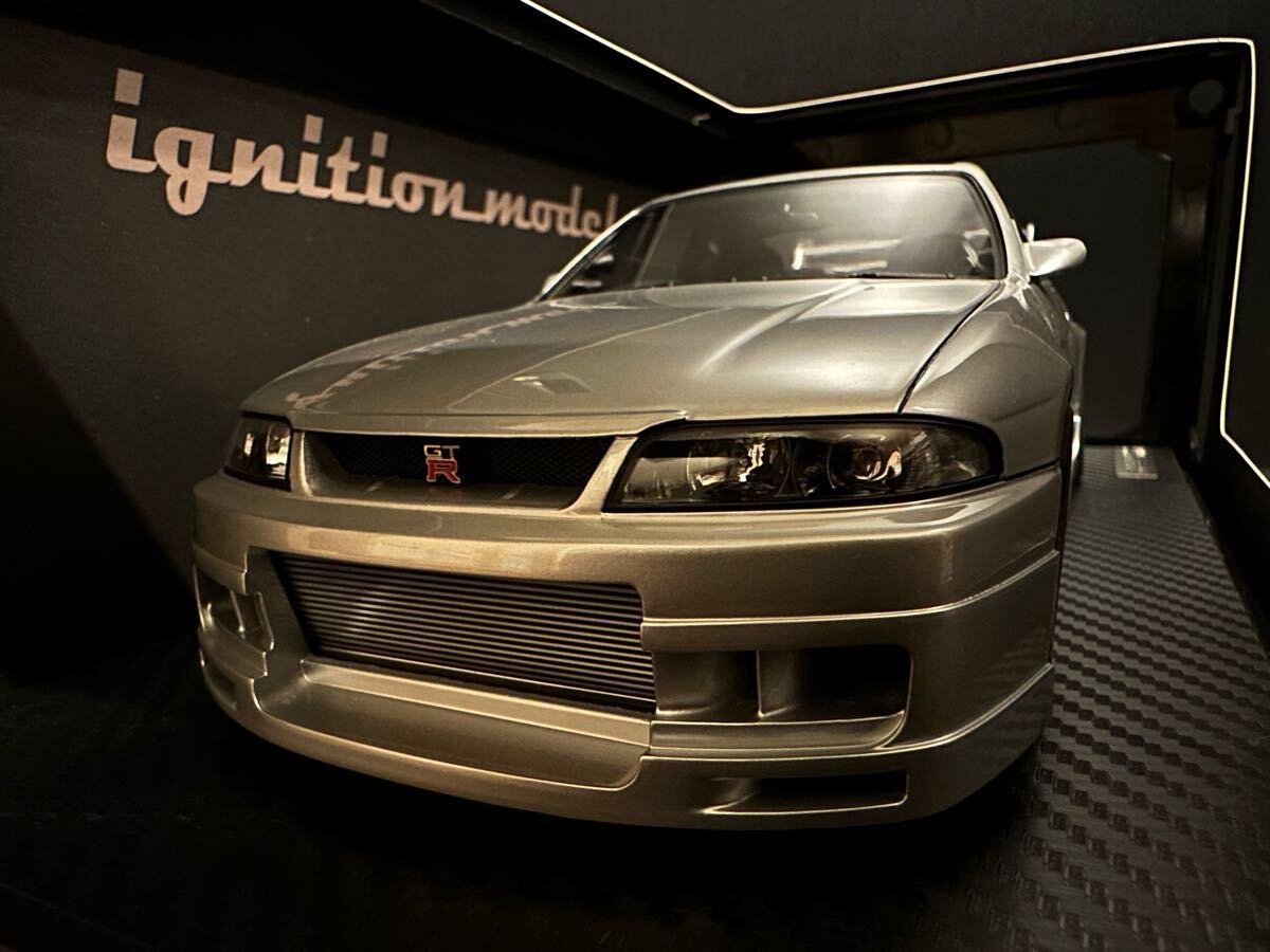 *Coming Soon* Brand New Ignition Model 1/18 Nissan Greddy GTR BCNR-33 R33 Silver Model
