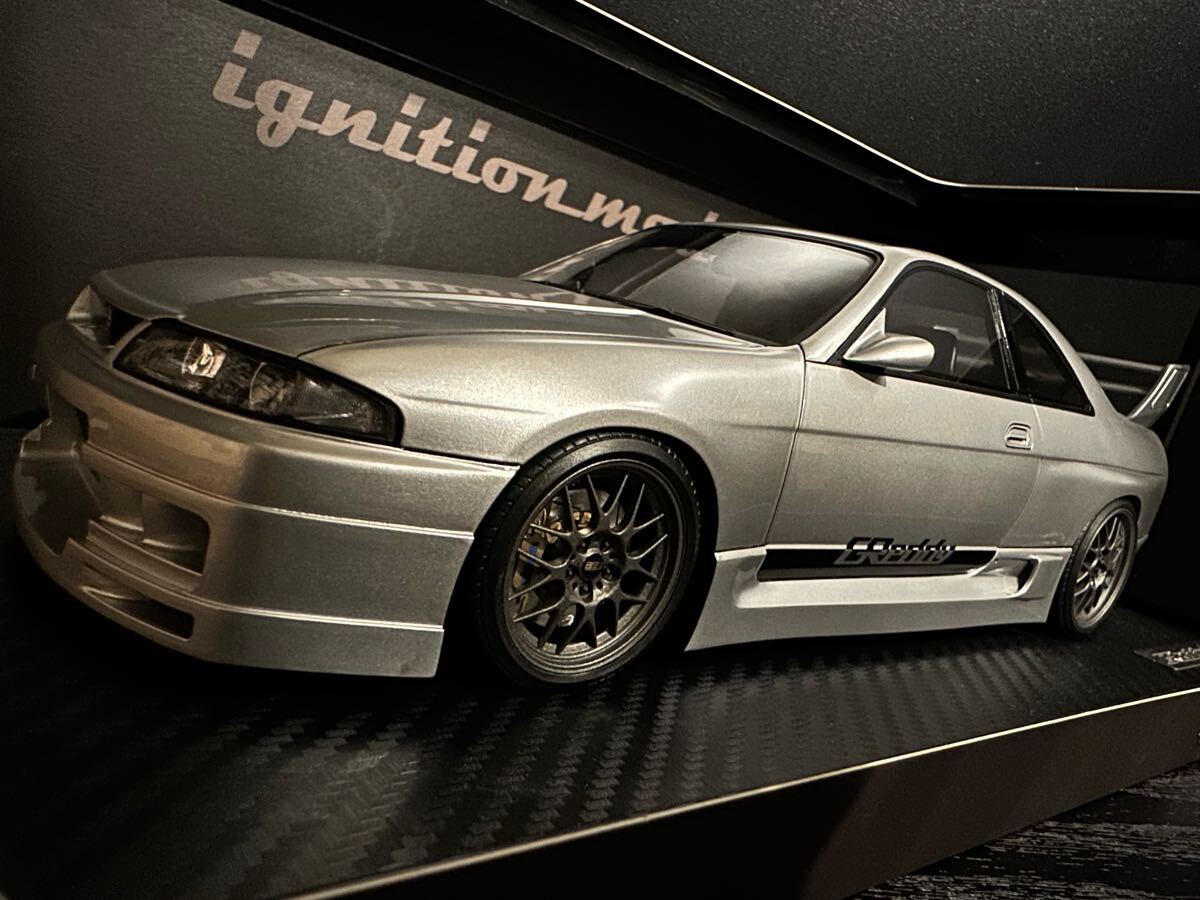 *Coming Soon* Brand New Ignition Model 1/18 Nissan Greddy GTR BCNR-33 R33 Silver Model