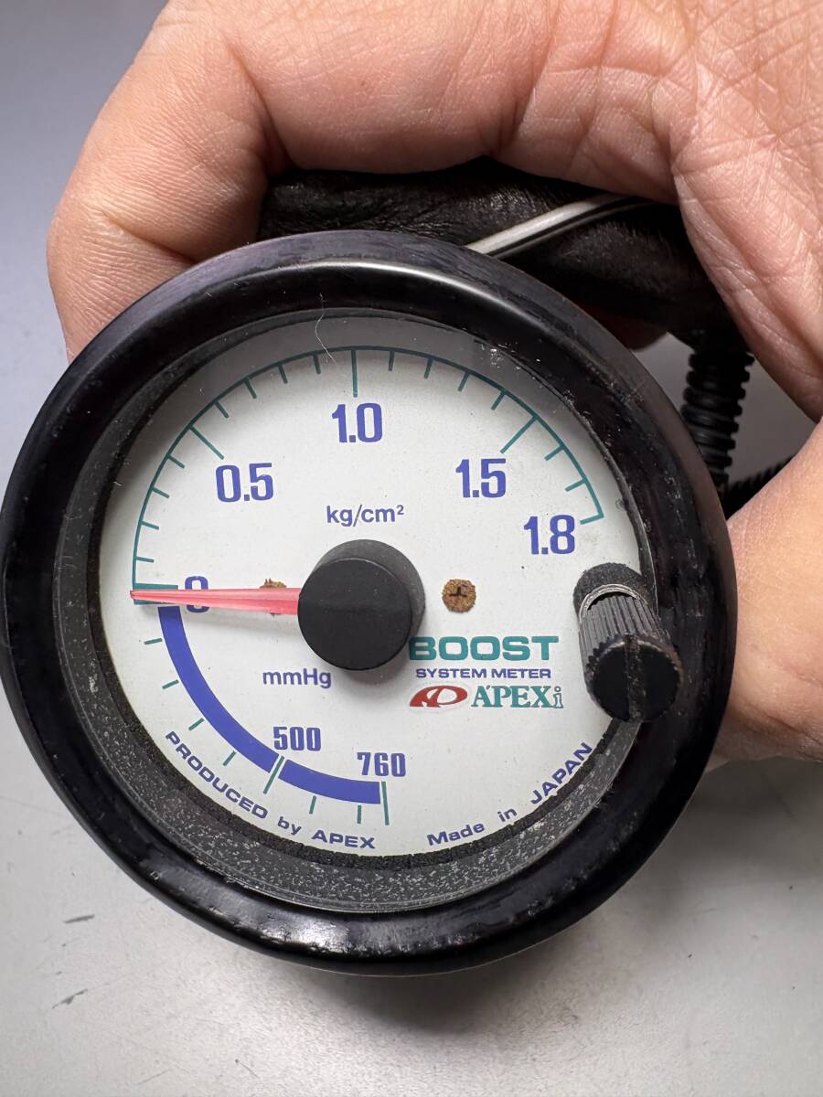 Vintage Apexi 60mm Mechanical Boost Gauge